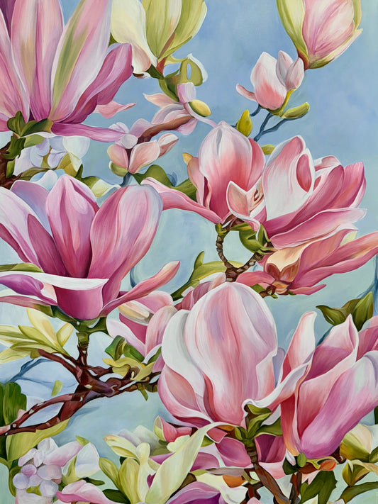 Saucer Magnolia in the Sky