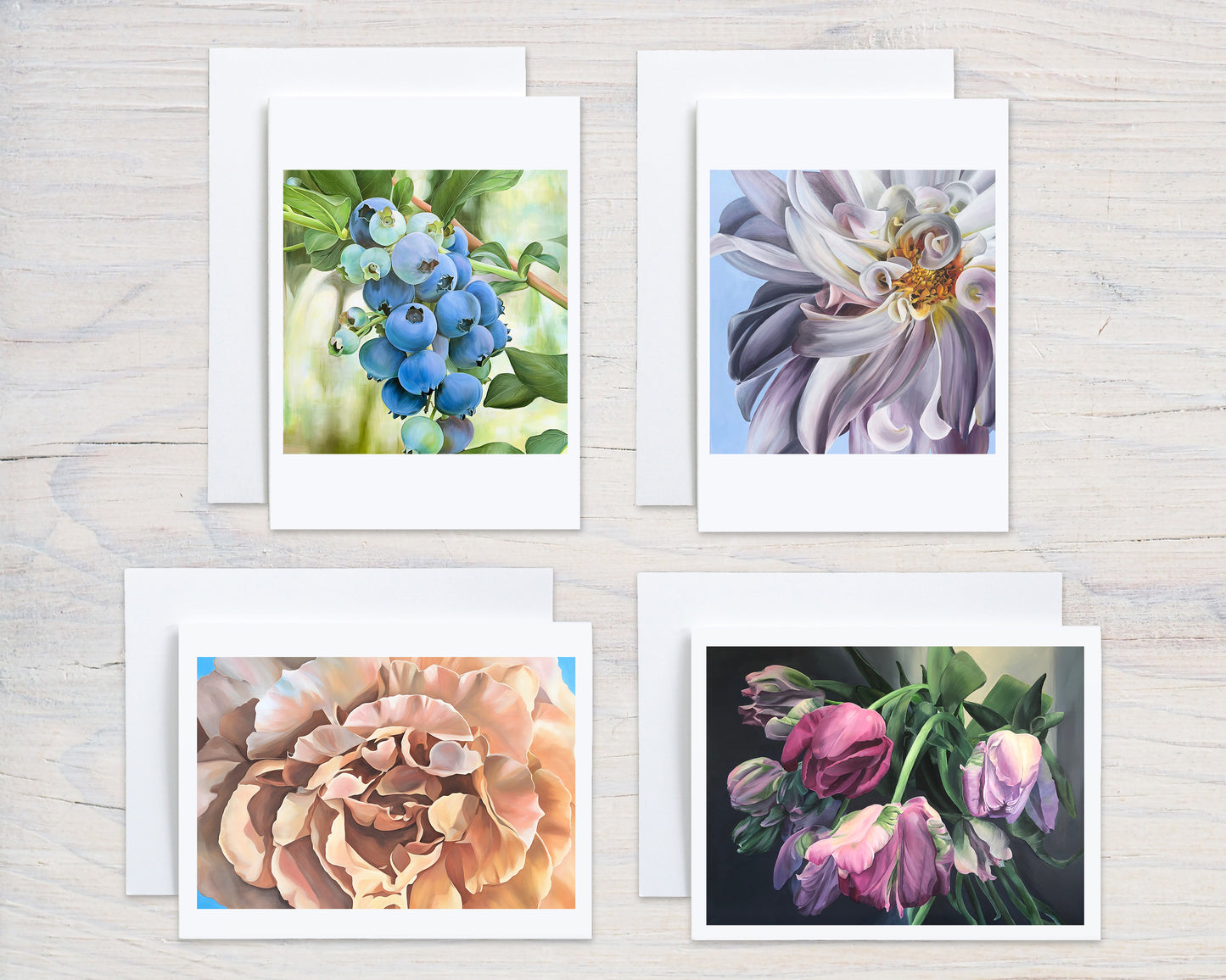 Floral Note Cards - Set of 8