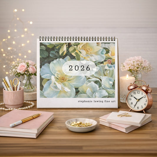 2026 Floral Wall Calendar